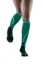CEP Green/Black Winter Running Compression Socks for Women