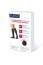 Jobst Opaque Class 1 Black Knee High Compression Stockings with Open Toe and Dotted Silicone Band