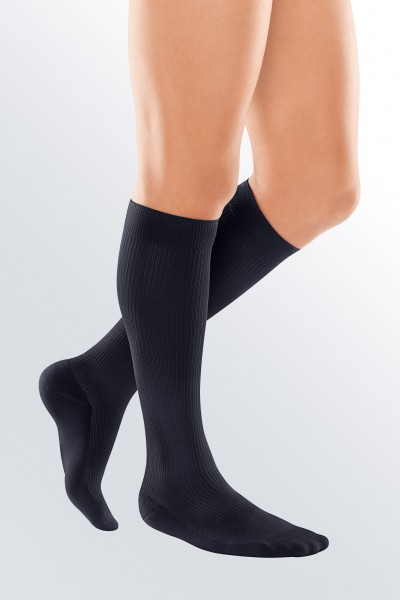 Medi Black Travel Socks for Men