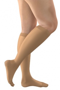 FITLEGS Class 2 Below-Knee Beige Compression Stockings (Pack of Three Pairs)