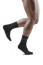 CEP Black Reflective Mid-Cut Compression Socks for Men