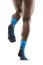 CEP Electric Blue/Black Winter Running Short Compression Socks for Men