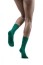 CEP Green Reflective Mid-Cut Compression Socks for Women