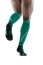 CEP Green/Black Winter Running Compression Socks for Men