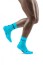 CEP Men's Blue Neon Mid-Cut Compression Socks for Running