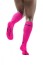 CEP Men's Pink Neon Compression Socks for Running