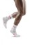 CEP Men's White and Pink Neon Mid-Cut Compression Socks for Running