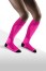 CEP Ski Thermo Pink/Flash Pink Compression Socks for Women