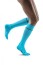 CEP Women's Blue Neon Compression Socks for Running