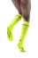CEP Women's Yellow Neon Compression Socks for Running