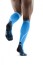 CEP Black/Electric Blue Winter Running Compression Socks for Men