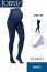 JOBST Petite Maternity Opaque Compression Class 1 (18 - 21mmHg) Navy Closed Toe Compression Stockings