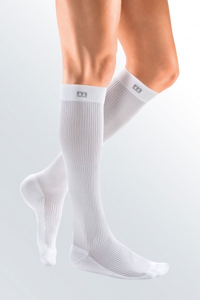 Medi Mediven Active Class 2 White Below Knee Compression Socks for Men