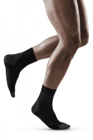 CEP Black/Dark Grey 3.0 Short Compression Socks for Men