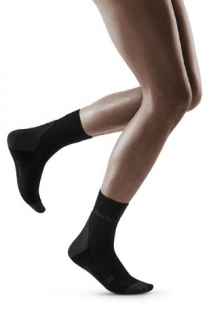 CEP Black/Dark Grey 3.0 Short Compression Socks for Women