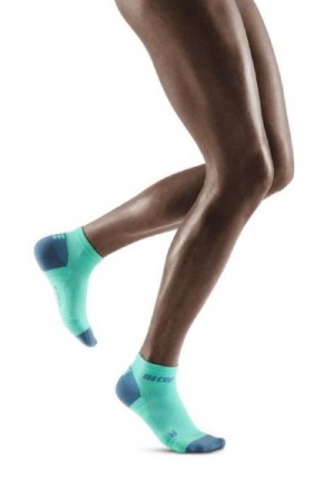 CEP Mint/Grey 3.0 Low-Cut Compression Socks for Women