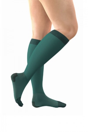 FitLegs Continued Care Below-Knee Closed-Toe Anti-Embolism Compression Stockings