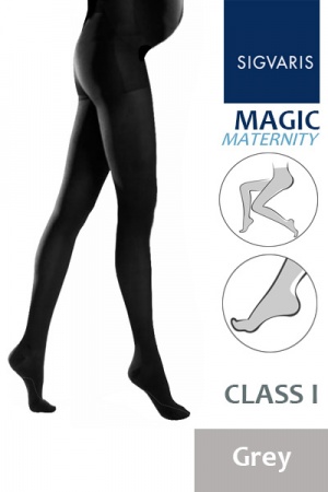 Sigvaris Magic Class 1 Grey Maternity Compression Tights