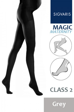 Sigvaris Magic Class 2 Grey Maternity Compression Tights