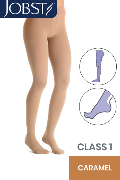 Jobst Opaque Class 1 Caramel Compression Tights Compression Stockings