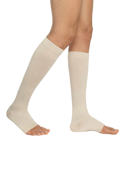 Sigvaris Coton CL2 Knee Sable Stockings Compression Stockings