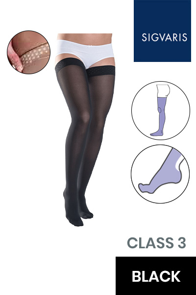 Sigvaris Secure Compression Stockings, Thigh High