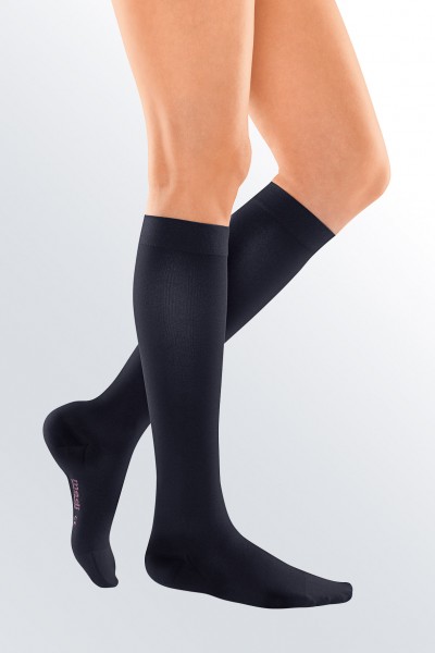 Medi Black Travel Socks for Women