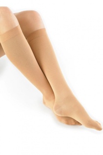 Neo G 14-18mmHg Below-Knee Travel and Flight Compression Socks (Beige)