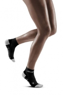 CEP Black/Dark Grey 3.0 No Show Compression Socks for Women
