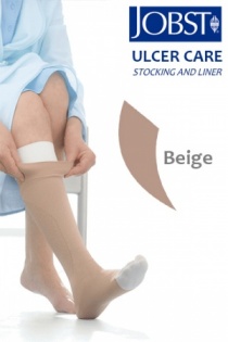 JOBST UlcerCARE Beige Compression Stocking with Liner (40mmHg)