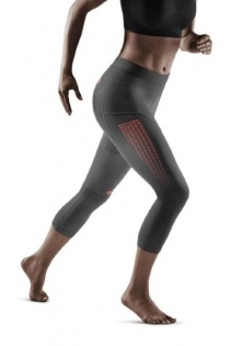 CEP Grey 3.0 3/4 Length Running Compression Tights for Women