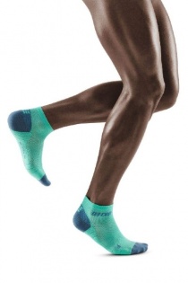 CEP Mint/Grey 3.0 Low Cut Compression Socks for Men