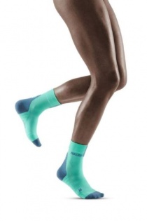 CEP Mint/Grey 3.0 Short Compression Socks for Women