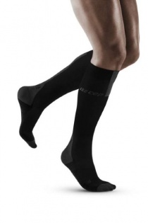 CEP Run Black/Dark Grey Compression Socks 3.0 for Men