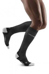 CEP Run Black/Light Grey Ultralight Compression Socks for Men