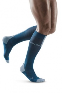 CEP Run Blue/Grey Compression Socks 3.0 for Men