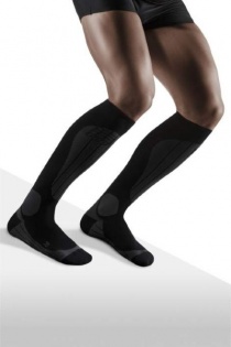 CEP Ski Thermo Black/Anthracite Compression Socks for Men