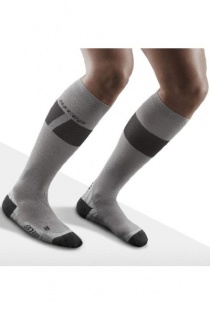 CEP Ski Ultralight Grey Compression Socks for Men