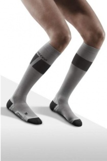 CEP Ski Ultralight Grey Compression Socks for Women