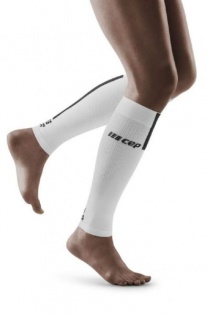 CEP White/Dark Grey 3.0 Compression Calf Sleeves for Women